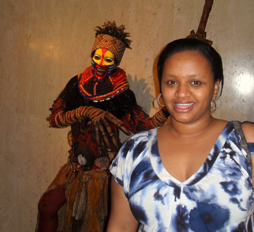 lion king musical rafiki. The musical took me back to