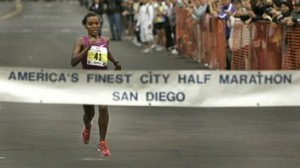 Two Ethiopians revel in half marathon wins Two Ethiopians revel in half marathon wins